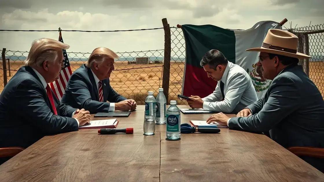 Trump escalates tariff threats in ongoing Mexico water dispute