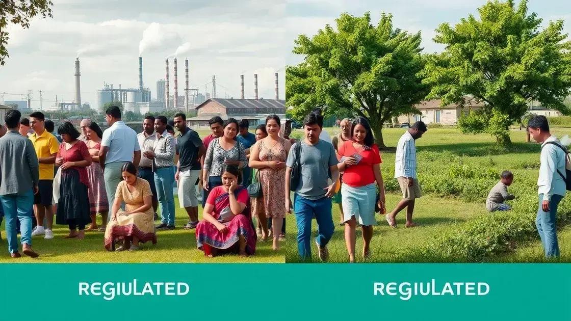 Impact of regulations on communities