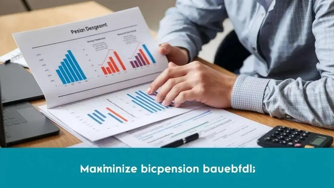 Maximizing benefits from your pension program