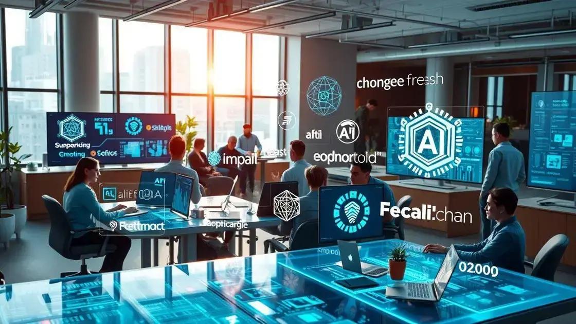 Notable companies leading AI advancements