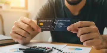 Cut credit card symbolizing debt freedom and financial responsibility