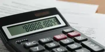Calculator showing increased student loan principal