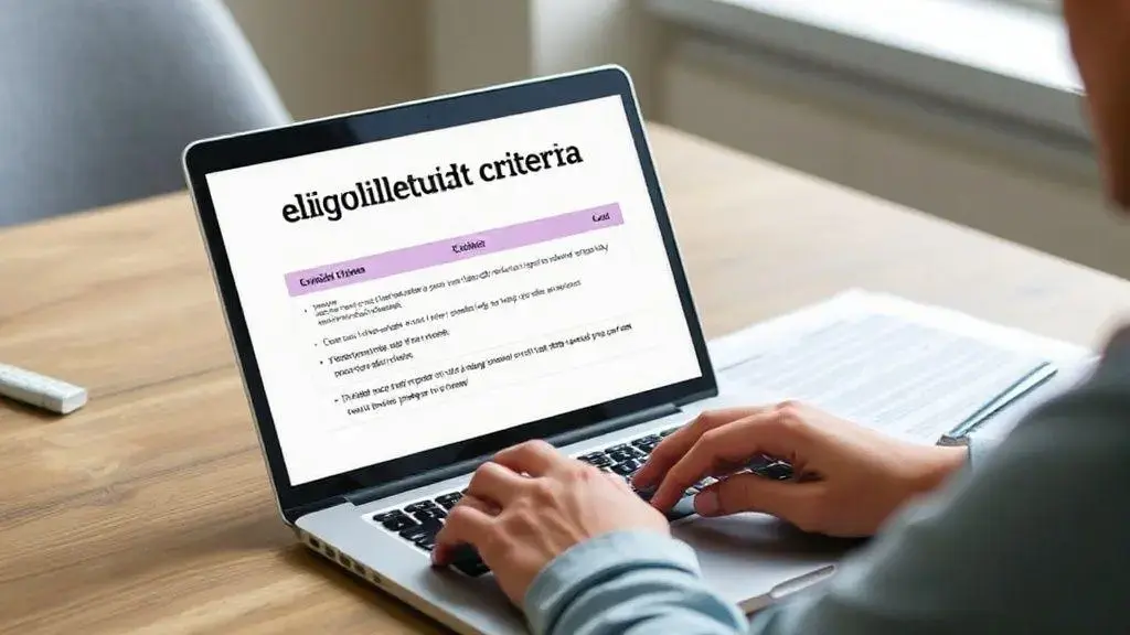 Eligibility requirements for debt relief