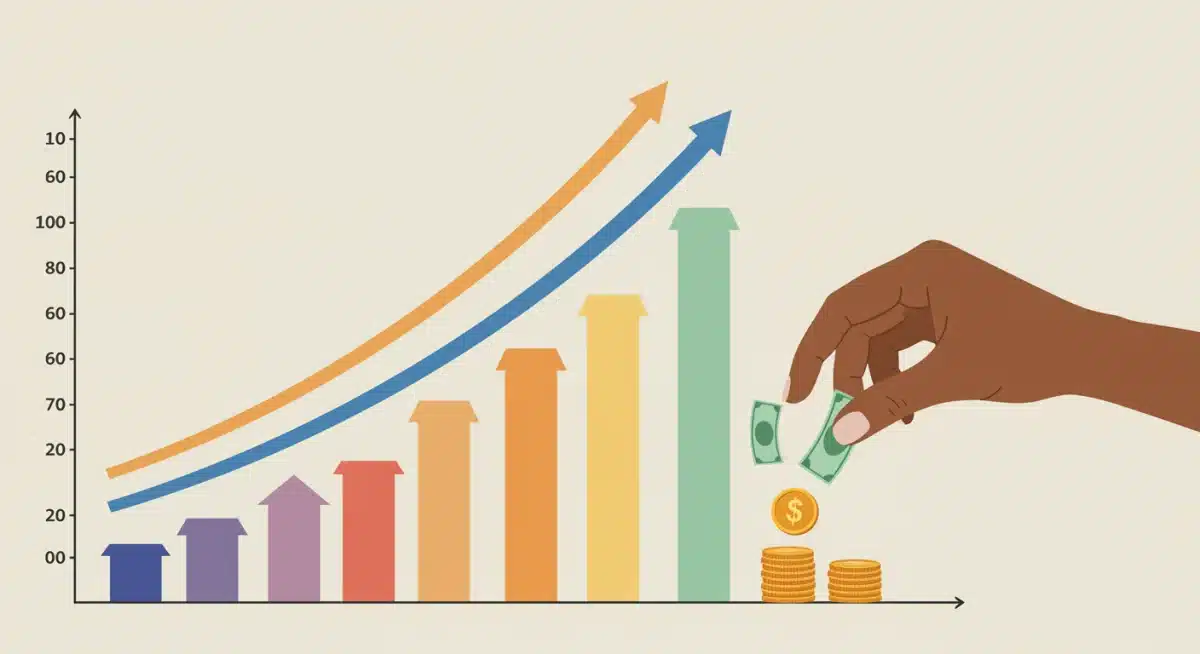 Strategic reallocation of funds amidst rising cost of living.
