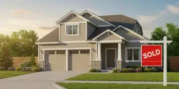 Suburban home with 'Sold' sign, reflecting 2026 housing market stability and appreciation