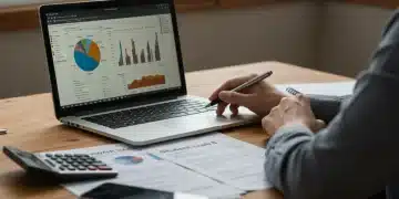 Persona analizando documentos financieros para optimizar su deuda educativa.