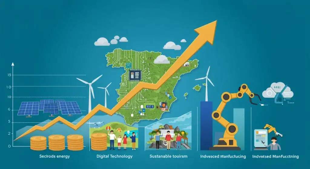 Sectores Clave Inversión España 2026: Guía Experta