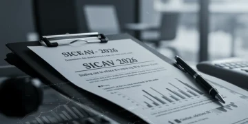 Documento legal sobre la regulación de las SICAV en 2026 con gráficos financieros