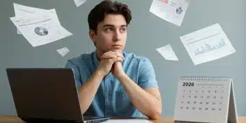 Joven emprendedor analizando opciones de aplazamiento de deuda educativa para el año 2026