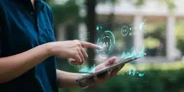 Estudiante gestionando deuda educativa con inteligencia artificial en 2026