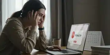 Estudiante preocupado por aviso de recargo del 5% en deuda educativa para 2026.