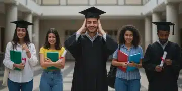 Estudiantes felices en España por ayudas a la deuda educativa