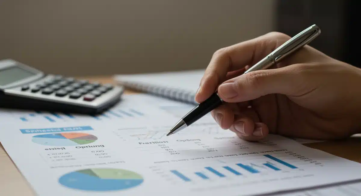 Mano señalando opciones en un documento de plan de pagos de deuda educativa.