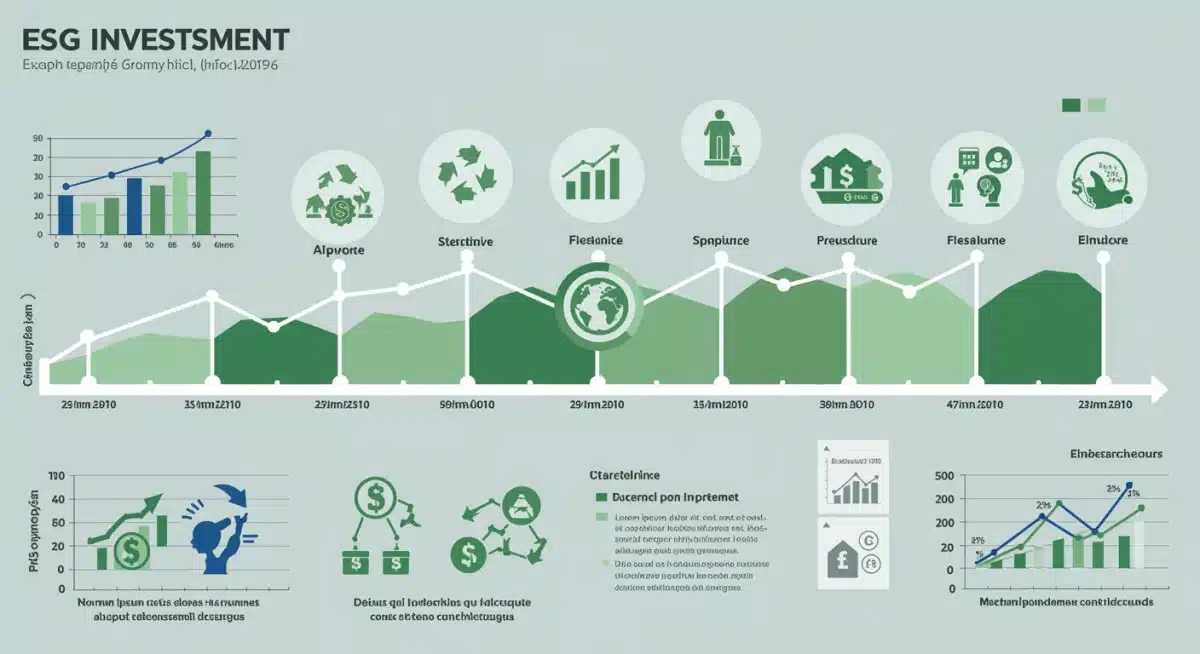 Gráfico de proyección de rentabilidad y crecimiento de fondos ESG en el mercado español hasta 2026