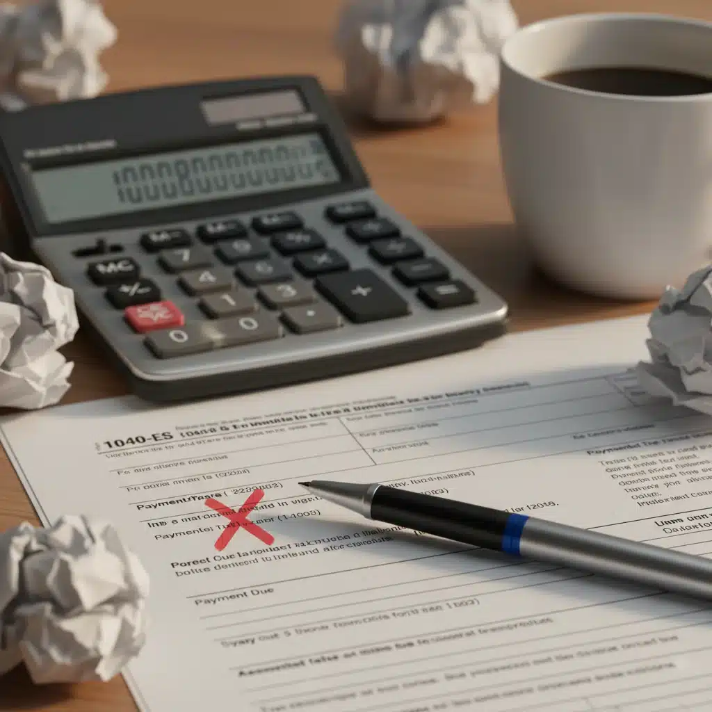 Formulario de impuestos 1040-ES y calculadora para cálculo de impuestos estimados