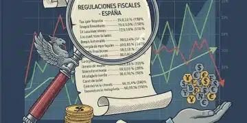 Panorama financiero español con lupa sobre la fiscalidad del ahorro, destacando inversiones y el año 2026.